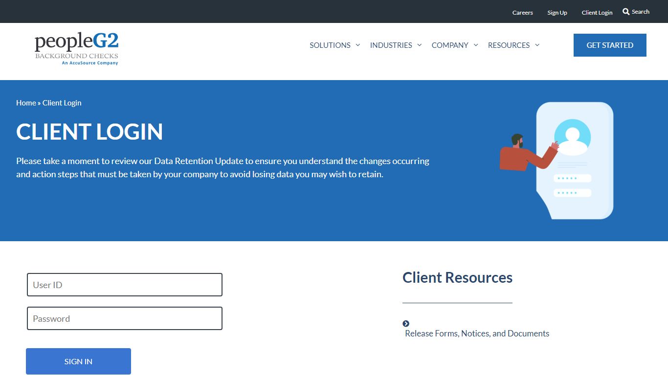 Client Login - PeopleG2 | Background Check Solutions